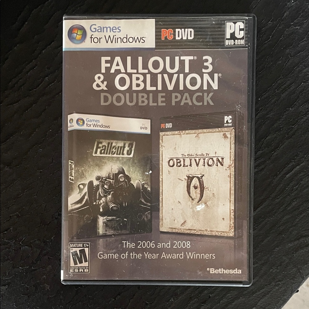 5/$20 Fallout 3 & Oblivion Double Pack PC DVD